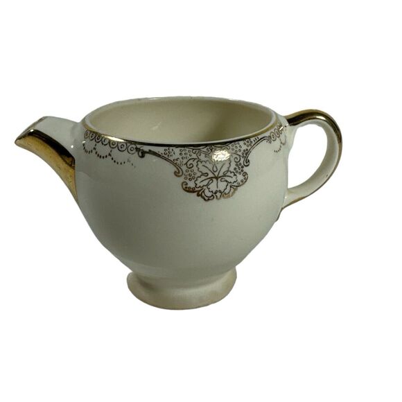 Trianon by Salem China Creamer 23 Kt Gold - Picture 2 of 8